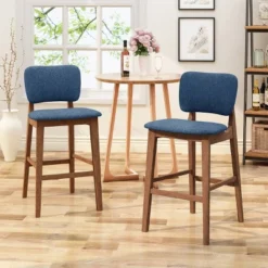 Set Of 2 Fessenden Barstools Dark Blue - Christopher Knight Home 8 Set Of 2 Fessenden Barstools Dark Blue - Christopher Knight Home -Christopher Knight Home GUEST c1e75e5a babe 4cf7 b56d 026a00cfd58a