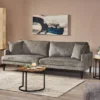 Malverne Contemporary 3 Seater Fabric Sofa With Accent Pillows Gray/Dark Brown - Christopher Knight Home 1 Malverne Contemporary 3 Seater Fabric Sofa With Accent Pillows Gray/Dark Brown - Christopher Knight Home -Christopher Knight Home GUEST c30fc181 6cbf 42c4 b319 76dcd5b11332