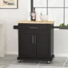 Batavia Contemporary Kitchen Cart With Wheels - Christopher Knight Home