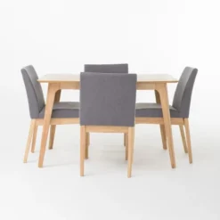 5pc Kwame 50" Dining Set - Christopher Knight Home -Christopher Knight Home GUEST c5463544 f366 4dcc 8588 b97efa73dcd7