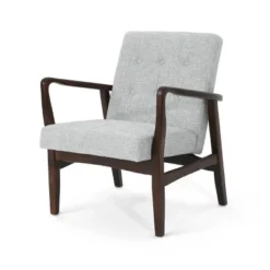 Marcola Mid Century Modern Upholstered Wood Framed Club Chair - Christopher Knight Home 11 Marcola Mid Century Modern Upholstered Wood Framed Club Chair - Christopher Knight Home -Christopher Knight Home GUEST c6bf3af8 23c4 446f b6f6 1f63d2925284