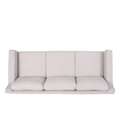 Arrastra Contemporary Fabric 3 Seater Sofa With Skirt - Christopher Knight Home 5 Arrastra Contemporary Fabric 3 Seater Sofa With Skirt - Christopher Knight Home - Image 3