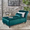 Rubie New Velvet Chaise Lounge - Christopher Knight Home -Christopher Knight Home GUEST cccd8cb4 626a 4c12 bd4d fd3a46652e3e