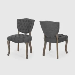 Set Of 2 Crosswind Tufted Dining Chair - Christopher Knight Home 15 Set Of 2 Crosswind Tufted Dining Chair - Christopher Knight Home -Christopher Knight Home GUEST d12499e9 01eb 4a27 90d0 6b20a09c2a22