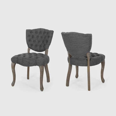 Set Of 2 Crosswind Tufted Dining Chair - Christopher Knight Home 7 Set Of 2 Crosswind Tufted Dining Chair - Christopher Knight Home - Image 5
