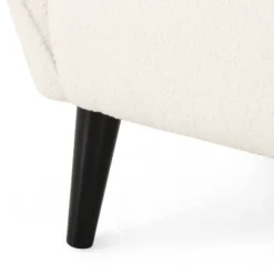 Alphonse Contemporary Boucle Fabric Arm Chair Ivory/Matte Black - Christopher Knight Home 8 Alphonse Contemporary Boucle Fabric Arm Chair Ivory/Matte Black - Christopher Knight Home -Christopher Knight Home GUEST d207c428 8831 4ec4 8bfc 3a030e4bbcbc