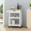 Dade Kitchen Cart With Wheels - Christopher Knight Home -Christopher Knight Home GUEST d3bde7d6 362a 46aa 8580 09598478681a