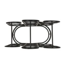 Ferrat Modern Industrial 13 Bottle Tabletop Cactus Wine Rack Black - Christopher Knight Home -Christopher Knight Home GUEST d468f08a 381b 4138 bd5d 49318391c3f1