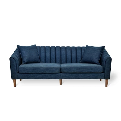 Ansonia Contemporary Fabric 3 Seater Sofa - Christopher Knight Home 11 Ansonia Contemporary Fabric 3 Seater Sofa - Christopher Knight Home - Image 9