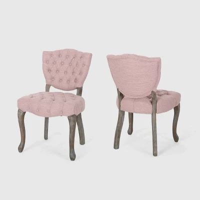 Set Of 2 Crosswind Tufted Dining Chair - Christopher Knight Home 8 Set Of 2 Crosswind Tufted Dining Chair - Christopher Knight Home - Image 6