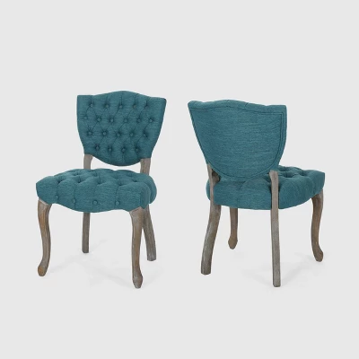 Set Of 2 Crosswind Tufted Dining Chair - Christopher Knight Home 11 Set Of 2 Crosswind Tufted Dining Chair - Christopher Knight Home - Image 9