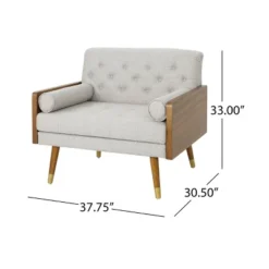 Frankie Mid Century Modern Club Chair - Christopher Knight Home -Christopher Knight Home GUEST d7d46bc1 c928 4cd1 9803 e5218aba8336