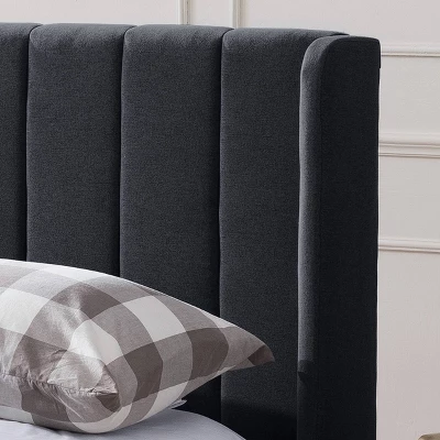 Queen Antoinette Traditional Upholstered Bed - Christopher Knight Home 5 Queen Antoinette Traditional Upholstered Bed - Christopher Knight Home - Image 4