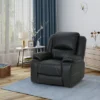 Malic Classic Tufted PU Leather Swivel Recliner - Christopher Knight Home