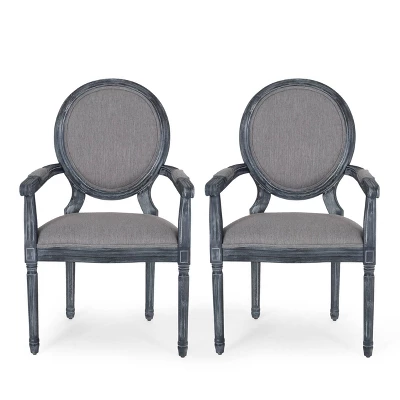 Set Of 2 Judith French Country Wood Upholstered Dining Chairs - Christopher Knight Home 16 Set Of 2 Judith French Country Wood Upholstered Dining Chairs - Christopher Knight Home - Image 14