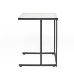 Eghan Glass Computer Desk Black - Christopher Knight Home -Christopher Knight Home GUEST d956fb2b ac97 491f b24d 7014d258e693
