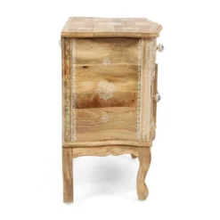 Culloden Handcrafted Boho Mango Wood Cabinet Natural/White - Christopher Knight Home -Christopher Knight Home GUEST da377b41 2971 41fa ad72 937fc2254328