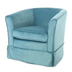 Cecilia Fabric Swivel Club Chair - Christopher Knight Home -Christopher Knight Home GUEST da696d48 0ff5 4cc4 a6f7 4dd940a34c6e