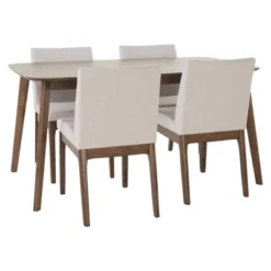 5pc Kwame 60" Dining Set - Christopher Knight Home -Christopher Knight Home GUEST dd746f08 6604 4da1 b53f c9a943127527