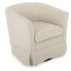Cecilia Fabric Swivel Club Chair - Christopher Knight Home -Christopher Knight Home GUEST de22bb0b d3c8 4eba 9b44 74fdd6f7c754