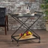 Sherianne Industrial Iron Bar Cart - Christopher Knight Home 2 Sherianne Industrial Iron Bar Cart - Christopher Knight Home -Christopher Knight Home GUEST deff7afc 74f9 4c11 b449 09ef75bcf258
