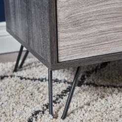 Dorrin Mid Century Wooden TV Stand For TVs Up To 60" Sonoma Gray Oak Brown - Christopher Knight Home -Christopher Knight Home GUEST df25bdcc 1b1b 4a35 80ef facd9feeed60