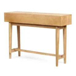 Warthen Boho Handcrafted 4 Drawer Console Table Natural - Christopher Knight Home -Christopher Knight Home GUEST e09cc8a5 54b2 48cf bc8d 419ced33f865