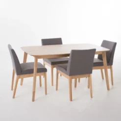 5pc Kwame 60" Dining Set - Christopher Knight Home -Christopher Knight Home GUEST e1500912 6232 42f5 9cf8 ad51abbf8670