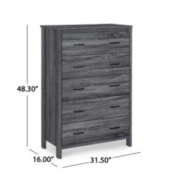 Olimont Contemporary 5 Drawer Chest - Christopher Knight Home -Christopher Knight Home GUEST e54dbaec de24 43c9 bf44 493c62d569bf