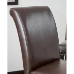 Set Of 2 Christopher Knight Home Lissette Leather Barstool - Brown -Christopher Knight Home GUEST e70ad5d2 f1bf 4a99 94ab e9a7159618f0