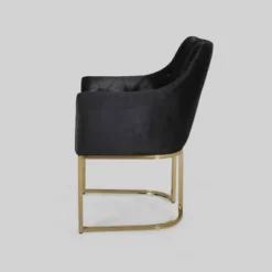 McDonough Modern Tufted Glam Accent Chair Black - Christopher Knight Home -Christopher Knight Home GUEST e8dd5eeb c619 4d6d 8f2d a10f08f65b63