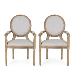 Set Of 2 Judith French Country Wood Upholstered Dining Chairs - Christopher Knight Home 31 Set Of 2 Judith French Country Wood Upholstered Dining Chairs - Christopher Knight Home -Christopher Knight Home GUEST ea798082 eb16 4162 a758 dd1e51835016