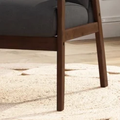 Duluth Mid-Century Armchair Black - Christopher Knight Home -Christopher Knight Home GUEST eceb41e0 9654 4f66 8b33 67dc38c7b954