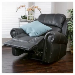 Charlie Faux Leather Glider Recliner Club Chair - Christopher Knight Home 7 Charlie Faux Leather Glider Recliner Club Chair - Christopher Knight Home -Christopher Knight Home GUEST ecfa20c0 8138 4a3b 8388 3e82a7b2d964