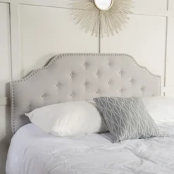Full/Queen Silas Studded Headboard - Christopher Knight Home -Christopher Knight Home GUEST f1110e91 e840 4a0b bd8e ed8e62a4652e