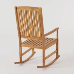 Arcadia 2pk Acacia Wood Rocking Chair Teak - Christopher Knight Home -Christopher Knight Home GUEST f1d2d7dc 749b 4ce9 b7b1 e63a303169df