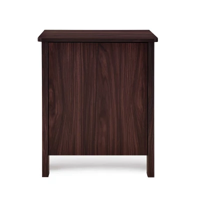 3pc Olimont Contemporary Double Dresser And Nightstand Set Walnut - Christopher Knight Home 3 3pc Olimont Contemporary Double Dresser And Nightstand Set Walnut - Christopher Knight Home