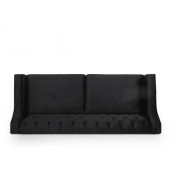 Knouff Modern Glam Tufted Velvet 3 Seater Sofa - Christopher Knight Home -Christopher Knight Home GUEST f3946a47 ab5e 4ef7 84fd 1f959db5fd49