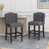 Set Of 2 Foxcroft Wingback Counter Height Barstools - Christopher Knight Home