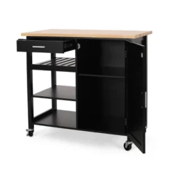 Westcliffe Contemporary Kitchen Cart With Wheels - Christopher Knight Home -Christopher Knight Home GUEST f46c58b7 e36c 4534 8f7e d0332ec0571d