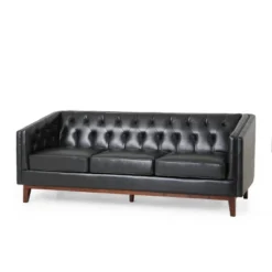 Ovando Contemporary Upholstered 3 Seater Sofa - Christopher Knight Home -Christopher Knight Home GUEST f4dd6d22 3980 48c9 be82 1ba0e36ed9c3