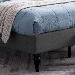 Queen Roz Upholstered Traditional Bed Charcoal Gray - Christopher Knight Home 7 Queen Roz Upholstered Traditional Bed Charcoal Gray - Christopher Knight Home -Christopher Knight Home GUEST f4e2622d 0385 4228 977d 046fe4569d5e