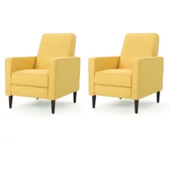 Set Of 2 Mervynn Mid-Century Recliner - Christopher Knight Home -Christopher Knight Home GUEST f5ec81d1 715f 46a4 84f5 72c1d2698307