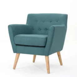 Meena Buttoned Mid-Century Club Chair - Christopher Knight Home -Christopher Knight Home GUEST f9d06e56 52b1 4470 a8a2 73e0fe786631