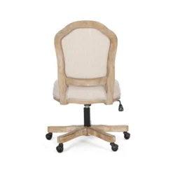 Scilley French Country Upholstered Swivel Office Chair - Christopher Knight Home -Christopher Knight Home GUEST fa42abb9 87a4 4bd5 9f08 19e48ff834b4