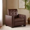 Craigue Contemporary Tufted Faux Leather Pushback Recliner - Christopher Knight Home -Christopher Knight Home GUEST fbb12d3e 9ef5 4529 b930 15734a187201