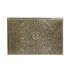 Deschutes Handcrafted Boho 3 Drawer Nightstand Silver - Christopher Knight Home -Christopher Knight Home GUEST fbd13518 0209 403d 9d91 32670b22e5c0