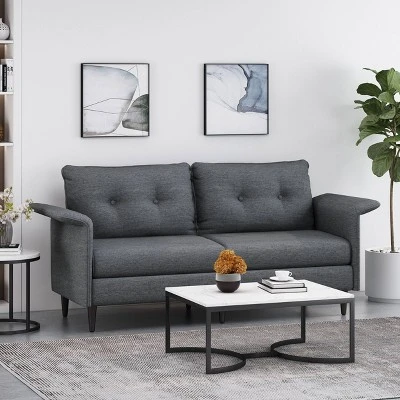 Resaca Contemporary 3 Seater Sofa - Christopher Knight Home 3 Resaca Contemporary 3 Seater Sofa - Christopher Knight Home