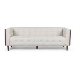 Mclarnan Contemporary Tufted 3 Seater Sofa - Christopher Knight Home -Christopher Knight Home GUEST fd43dc82 637c 4d9d 96ca 74f176f90a73